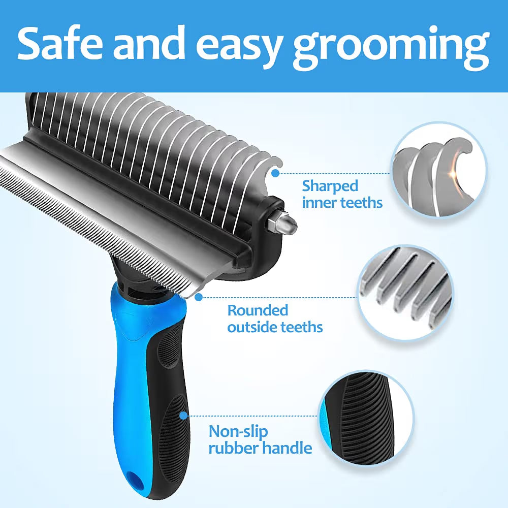 Original PetCare Deluxe 2-in-1 Undercoat Deshedding Brush