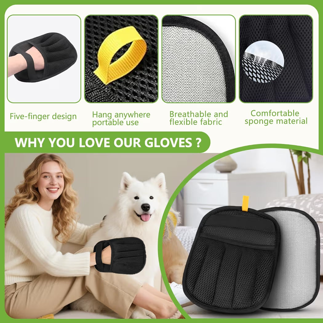 Original Real lint & Pet Hair catching gloves