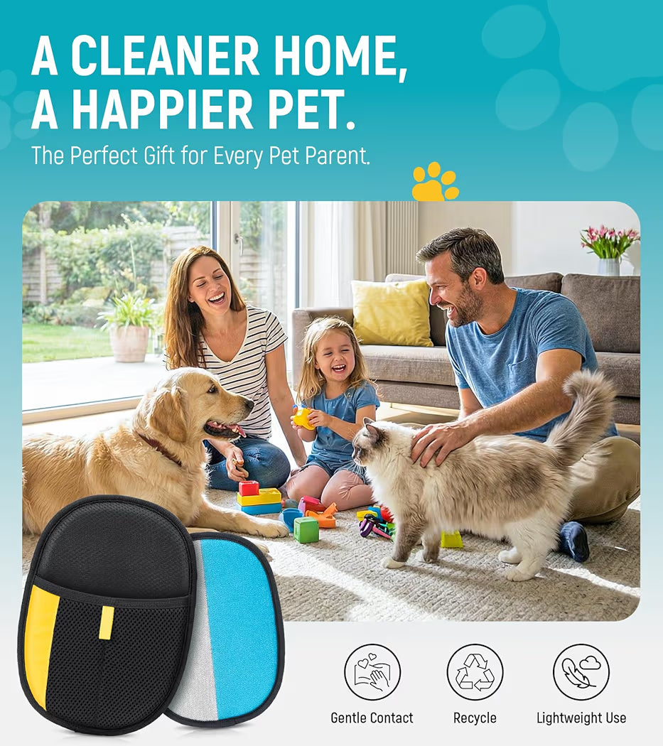 New Reusable Easy pet hair catcher gloves