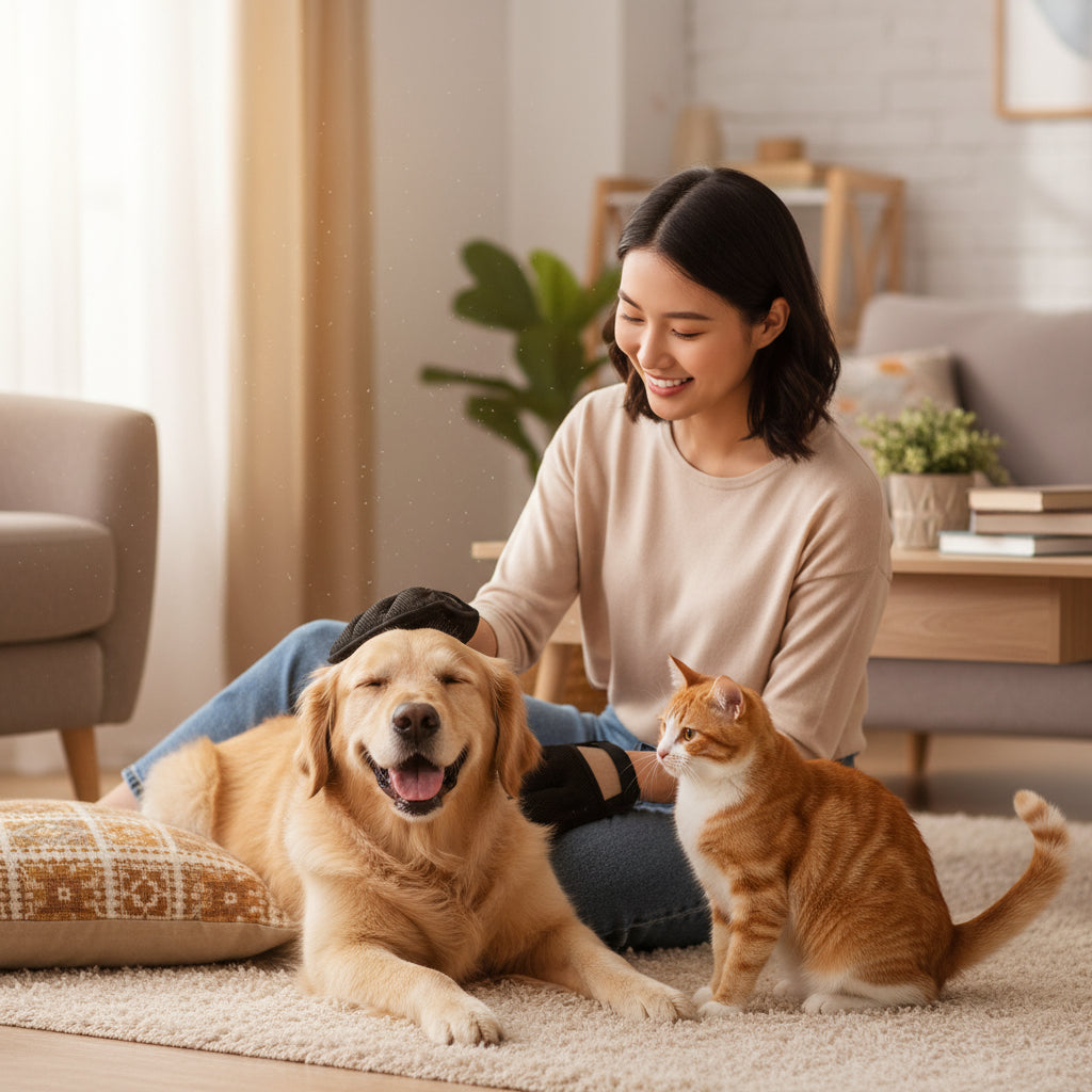 Original Real lint & Pet Hair catching gloves